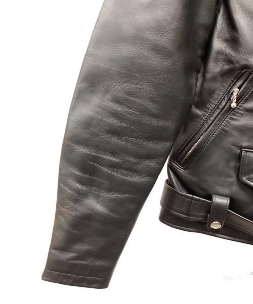 HARLEY-DAVIDSON（ハーレーダビッドソン）HARLEY-DAVIDSON (ハーレーダビッドソン) ダブルライダースジャケット ブラック サイズ:Lの古着・服飾アイテム