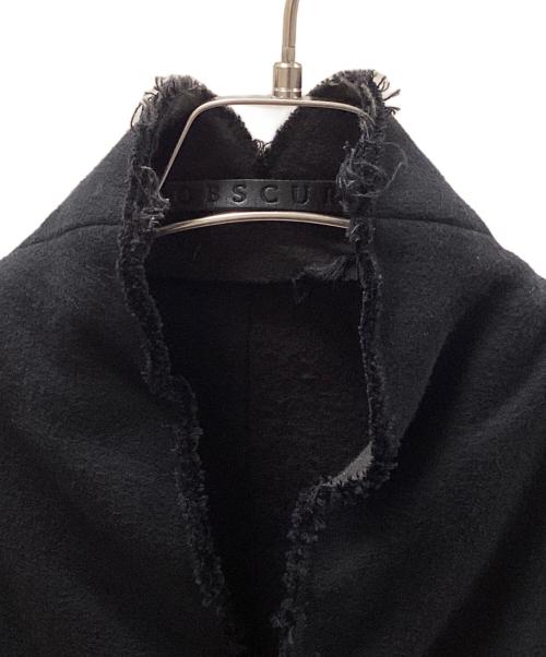 OBSCUR（オブスキュー）OBSCUR (オブスキュー) カットオフコート ブラック サイズ:XSの古着・服飾アイテム