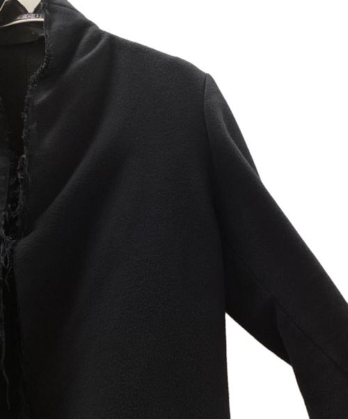 OBSCUR（オブスキュー）OBSCUR (オブスキュー) カットオフコート ブラック サイズ:XSの古着・服飾アイテム