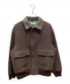 LOEFFロエフ）の古着「EX LFU LAMB LTR FLHT JKT」｜ブラウン