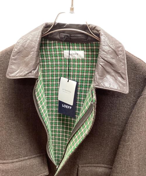 LOEFF（ロエフ）LOEFF (ロエフ) EX LFU LAMB LTR FLHT JKT ブラウン サイズ:1の古着・服飾アイテム