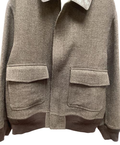 LOEFF（ロエフ）LOEFF (ロエフ) EX LFU LAMB LTR FLHT JKT ブラウン サイズ:1の古着・服飾アイテム