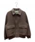 LOEFF（ロエフ）の古着「EX LFU LAMB LTR FLHT JKT」｜ブラウン