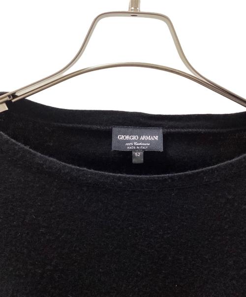 GIORGIO ARMANI（ジョルジオアルマーニ）GIORGIO ARMANI (ジョルジオアルマーニ) ニット ブラック サイズ:EU52の古着・服飾アイテム