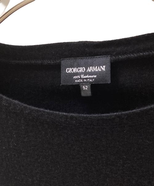 GIORGIO ARMANI（ジョルジオアルマーニ）GIORGIO ARMANI (ジョルジオアルマーニ) ニット ブラック サイズ:EU52の古着・服飾アイテム