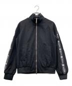 DSQUARED2ディースクエアード）の古着「ロゴテープトラックジャケット」｜ブラック