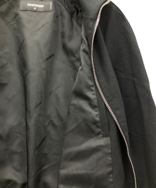 DSQUARED2（ディースクエアード）DSQUARED2 (ディースクエアード) ロゴテープトラックジャケット ブラック サイズ:48の古着・服飾アイテム