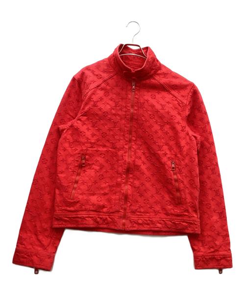 LOUIS VUITTON（ルイ ヴィトン）LOUIS VUITTON (ルイ ヴィトン) ソフトデニムジャケット レッド サイズ:サイズ48の古着・服飾アイテム