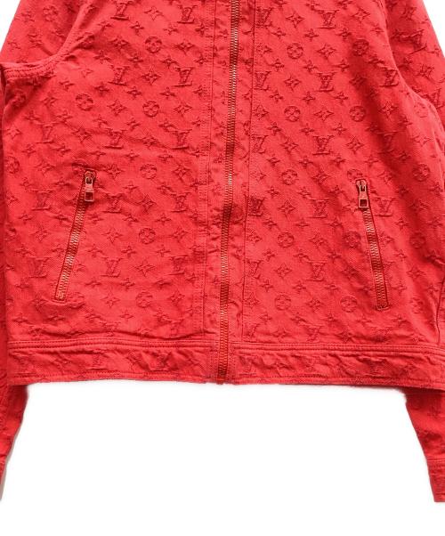 LOUIS VUITTON（ルイ ヴィトン）LOUIS VUITTON (ルイ ヴィトン) ソフトデニムジャケット レッド サイズ:サイズ48の古着・服飾アイテム
