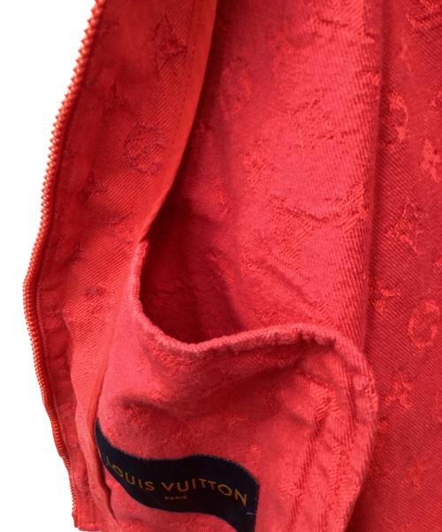 LOUIS VUITTON（ルイ ヴィトン）LOUIS VUITTON (ルイ ヴィトン) ソフトデニムジャケット レッド サイズ:サイズ48の古着・服飾アイテム