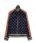 GUCCIグッチ）の古着「トラックジャケット」｜ネイビー