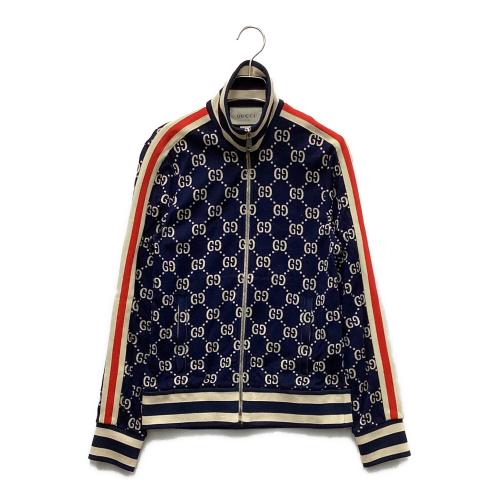 GUCCI（グッチ）GUCCI (グッチ) トラックジャケット ネイビー サイズ:XSの古着・服飾アイテム