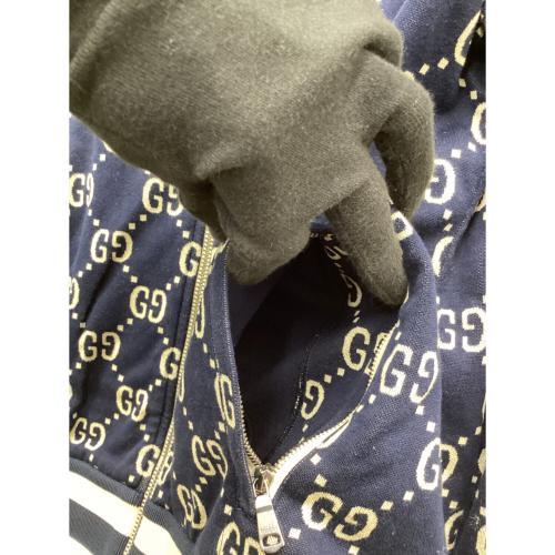 GUCCI（グッチ）GUCCI (グッチ) トラックジャケット ネイビー サイズ:XSの古着・服飾アイテム