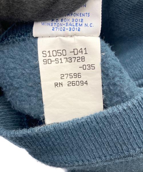 Champion REVERSE WEAVE（チャンピオン リバース ウィーブ）Champion REVERSE WEAVE (チャンピオン リバース ウィーブ) 90sロゴ刺繍スウェット ネイビー サイズ:XLの古着・服飾アイテム