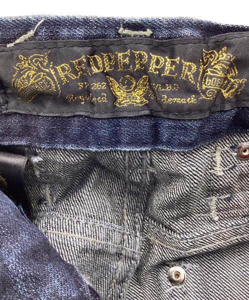 RED PEPPER（レッドペッパー）RED PEPPER (レッドペッパー) バック刺繍ブーツカットジーンズ インディゴ サイズ:SIZE 26の古着・服飾アイテム