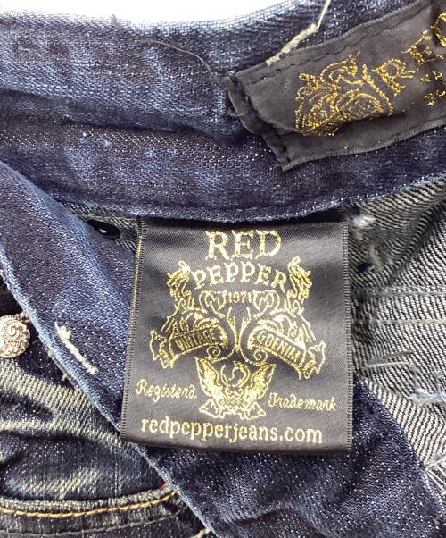RED PEPPER（レッドペッパー）RED PEPPER (レッドペッパー) バック刺繍ブーツカットジーンズ インディゴ サイズ:SIZE 26の古着・服飾アイテム