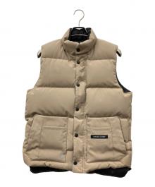 CANADA GOOSE（カナダグース）の古着「ダウンベスト」｜ベージュ