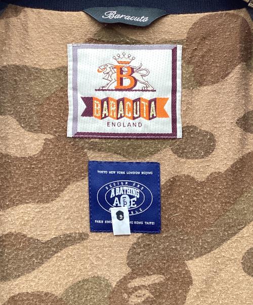 A BATHING APE（アベイシングエイプ）A BATHING APE (アベイシングエイプ) BARACUTA (バラクータ) バラクータジャケット ブラック サイズ:Sの古着・服飾アイテム