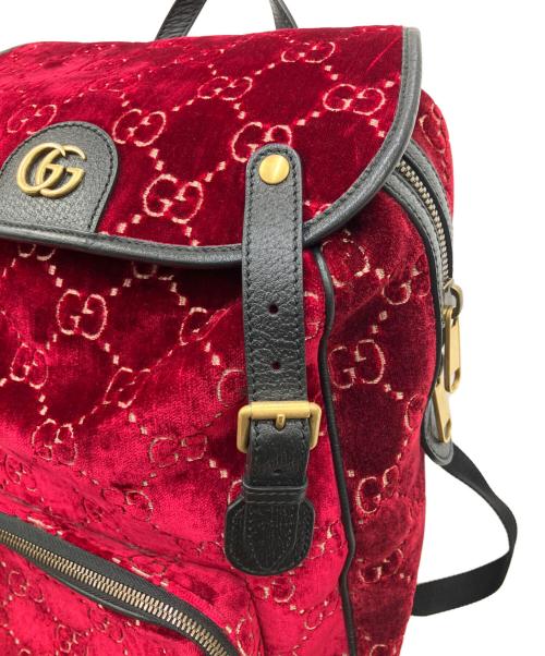 GUCCI（グッチ）GUCCI (グッチ) リュック レッドの古着・服飾アイテム