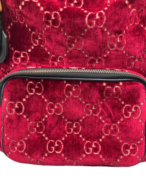 GUCCI（グッチ）GUCCI (グッチ) リュック レッドの古着・服飾アイテム
