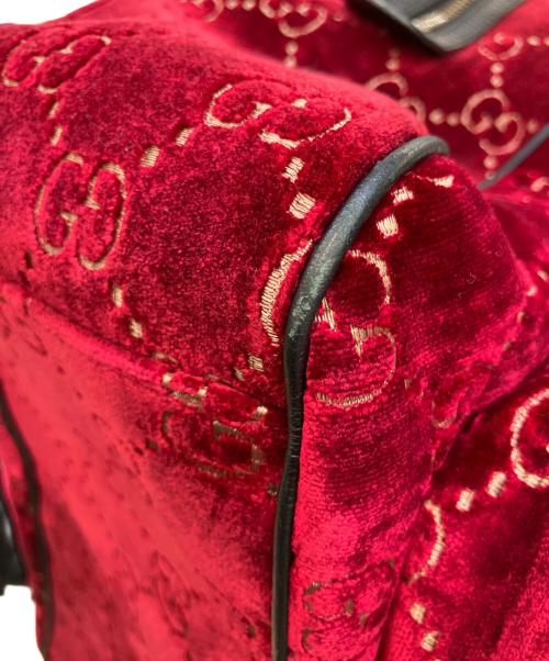 GUCCI（グッチ）GUCCI (グッチ) リュック レッドの古着・服飾アイテム