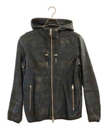 DIESEL（ディーゼル）の古着「ラムレザーャケット」｜ネイビー