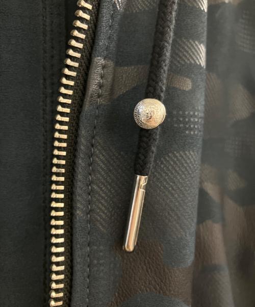 DIESEL（ディーゼル）DIESEL (ディーゼル) ラムレザーャケット ネイビー サイズ:表記なしの古着・服飾アイテム