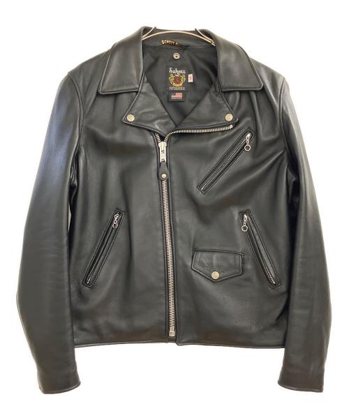 Schott（ショット）Schott (ショット) ラムレザージャケット ブラック サイズ:40の古着・服飾アイテム