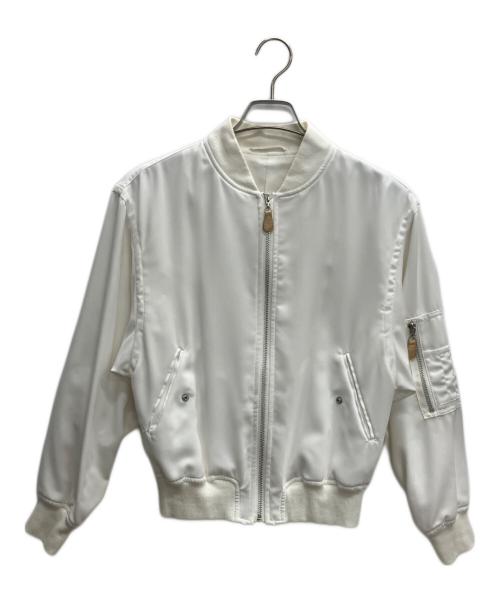 Whim Gazette（ウィムガゼット）Whim Gazette (ウィムガゼット) ジップアップジャケット ホワイト サイズ:freeの古着・服飾アイテム