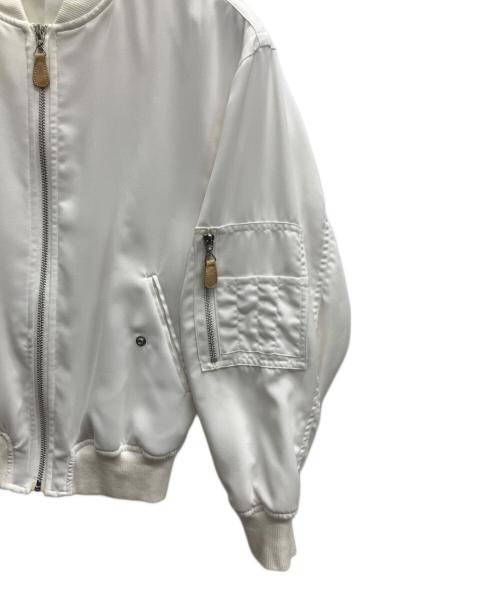 Whim Gazette（ウィムガゼット）Whim Gazette (ウィムガゼット) ジップアップジャケット ホワイト サイズ:freeの古着・服飾アイテム