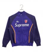 SUPREME×UMBROシュプリーム×アンブロ）の古着「Zip Up Sweater」｜パープル