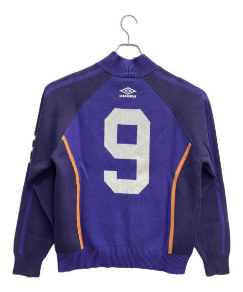 SUPREME（シュプリーム）SUPREME (シュプリーム) UMBRO (アンブロ) Zip Up Sweater パープル サイズ:Lの古着・服飾アイテム