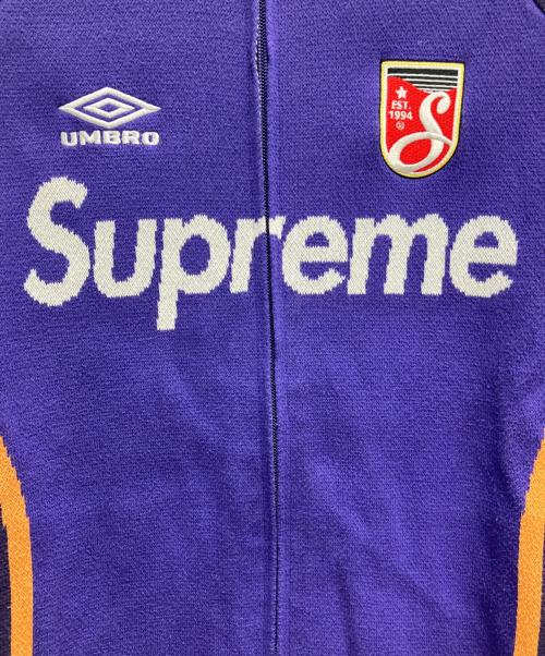 SUPREME（シュプリーム）SUPREME (シュプリーム) UMBRO (アンブロ) Zip Up Sweater パープル サイズ:Lの古着・服飾アイテム