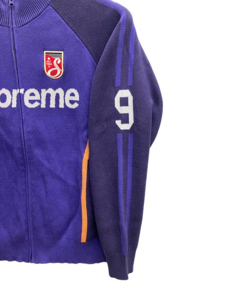SUPREME（シュプリーム）SUPREME (シュプリーム) UMBRO (アンブロ) Zip Up Sweater パープル サイズ:Lの古着・服飾アイテム