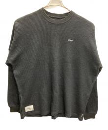 WTAPS（ダブルタップス）の古着「サーマルカットソー」｜ブラック