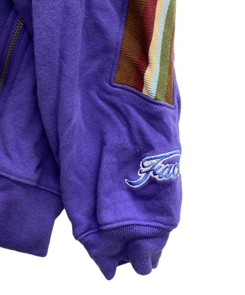 FACETASM（ファセッタズム）FACETASM (ファセッタズム) ZIPPER RIB SWEAT パープル サイズ:3の古着・服飾アイテム