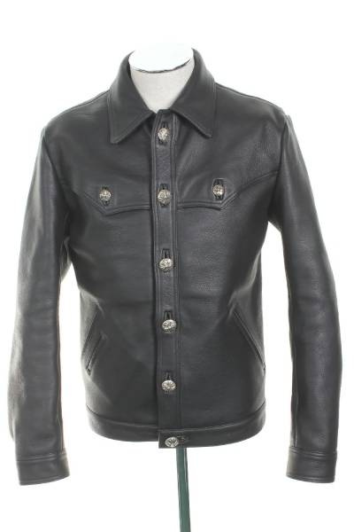 CHROME HEARTS（クロムハーツ）レザーアウターの古着・服飾アイテム