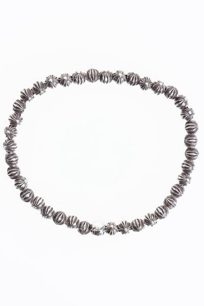 CHROME HEARTS（クロムハーツ）オールシルバーBEADブレスレット(ギャランティ付)の古着・服飾アイテム