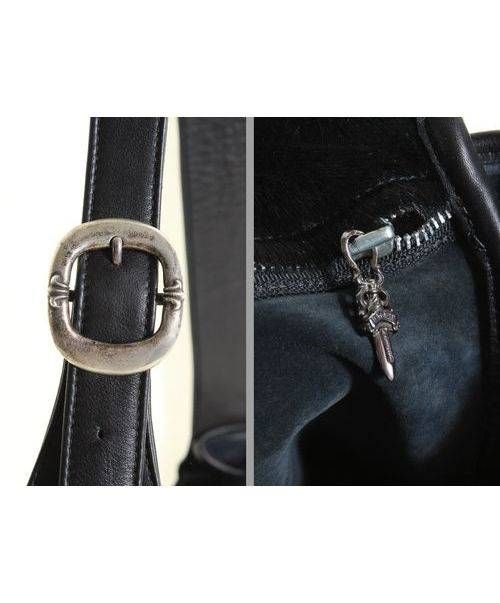 CHROME HEARTS（クロムハーツ）CHROME HEARTS(クロムハーツ) ショルダーバッグ ブラックの古着・服飾アイテム