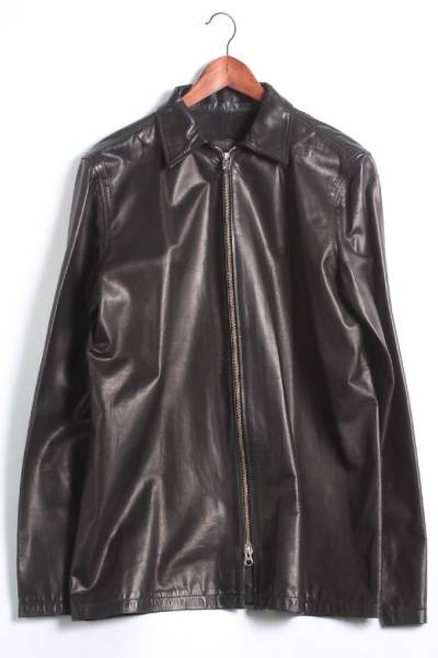 CHROME HEARTS（クロムハーツ）バックフレアニーレザーブルゾンの古着・服飾アイテム