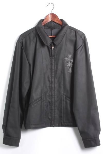 CHROME HEARTS（クロムハーツ）クロスパッチ付きナイロンブルゾン【329】の古着・服飾アイテム