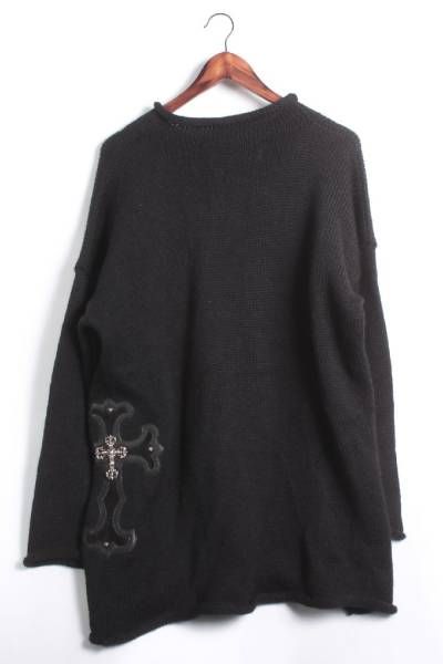 CHROME HEARTS（クロムハーツ）サイドフィリグリー付きアンゴラニットの古着・服飾アイテム