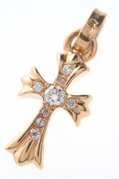 CHROME HEARTS（クロムハーツ）ベイビーファットパヴェダイヤ22Kペンダントトップ(ギャランティ付)の古着・服飾アイテム
