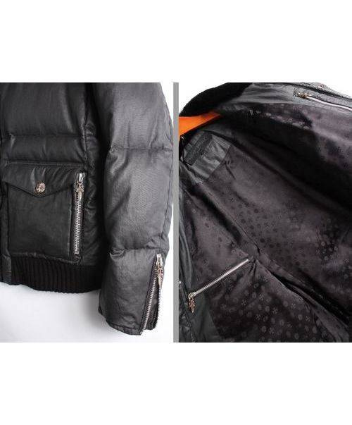 CHROME HEARTS（クロムハーツ）CHROME HEARTS（クロムハーツ） ダウンジャケット ブラック サイズXLの古着・服飾アイテム