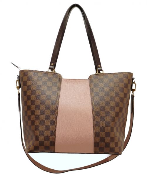LOUIS VUITTON（ルイ ヴィトン）LOUIS VUITTON (ルイヴィトン) 2WAYジャージートートバッグ ブラウン×ピンク サイズ:-の古着・服飾アイテム