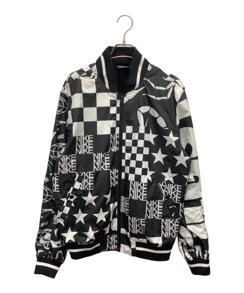 NIKE（ナイキ）NIKE (ナイキ) ナイロンジャケット ブラック×ホワイト サイズ:SIZE Sの古着・服飾アイテム
