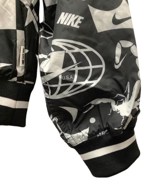 NIKE（ナイキ）NIKE (ナイキ) ナイロンジャケット ブラック×ホワイト サイズ:SIZE Sの古着・服飾アイテム