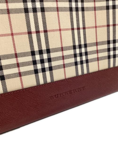 BURBERRY（バーバリー）BURBERRY (バーバリー) ショルダーバッグ エンジチェック柄の古着・服飾アイテム