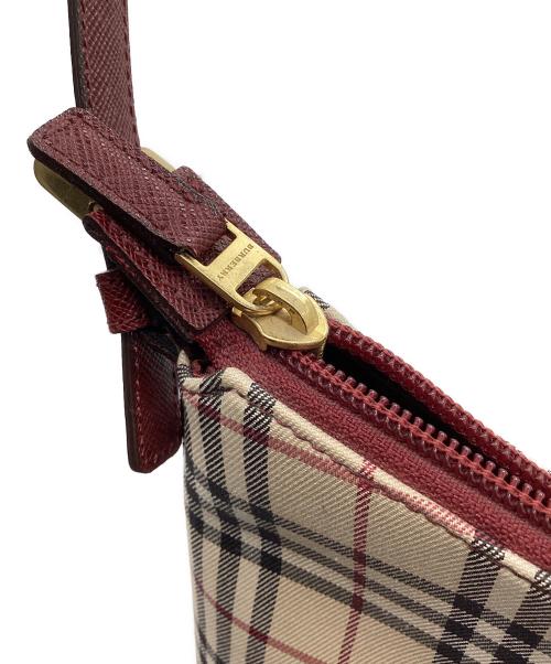 BURBERRY（バーバリー）BURBERRY (バーバリー) ショルダーバッグ エンジチェック柄の古着・服飾アイテム
