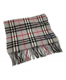 Burberry's（バーバリーズ）の古着「マフラー」｜ブラウン×グレー